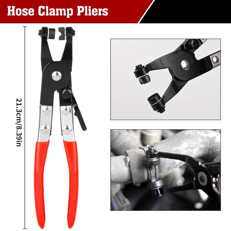 TOOLEAGUE 5Pcs Joint CV Boot Clamp Pliers Set Hose Clamp and Clic-R Type Pliers Auto Trim Removal Tool with Storage Bag for Car ATV UTV - Image 3